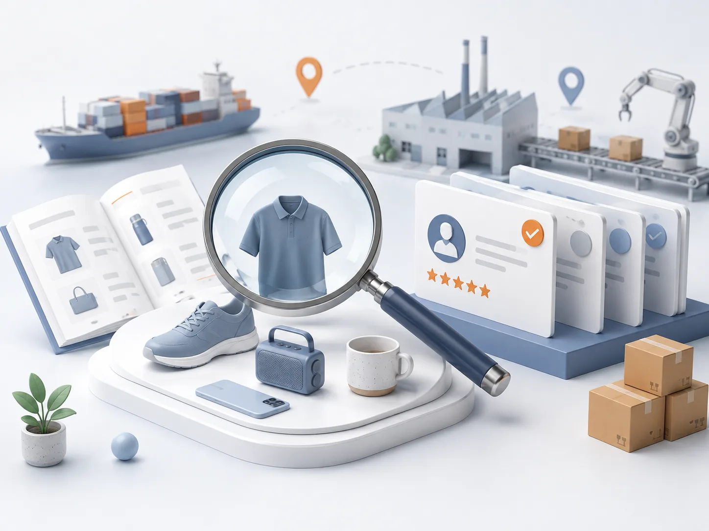 Product sourcing visual