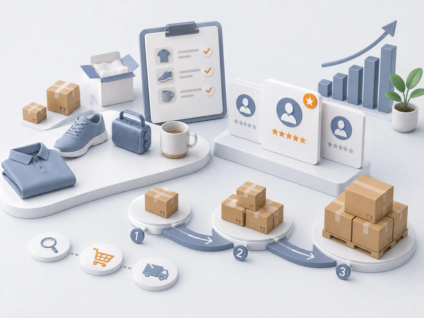 Small-batch sourcing visual